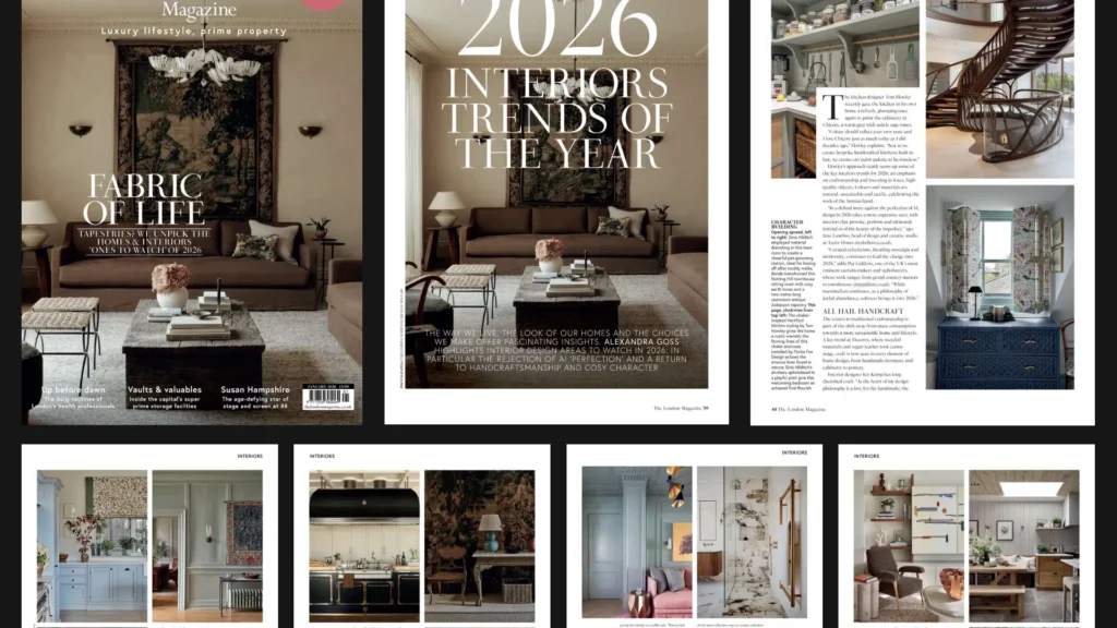 Project London featured in The London Magazine: 2026 interior trends